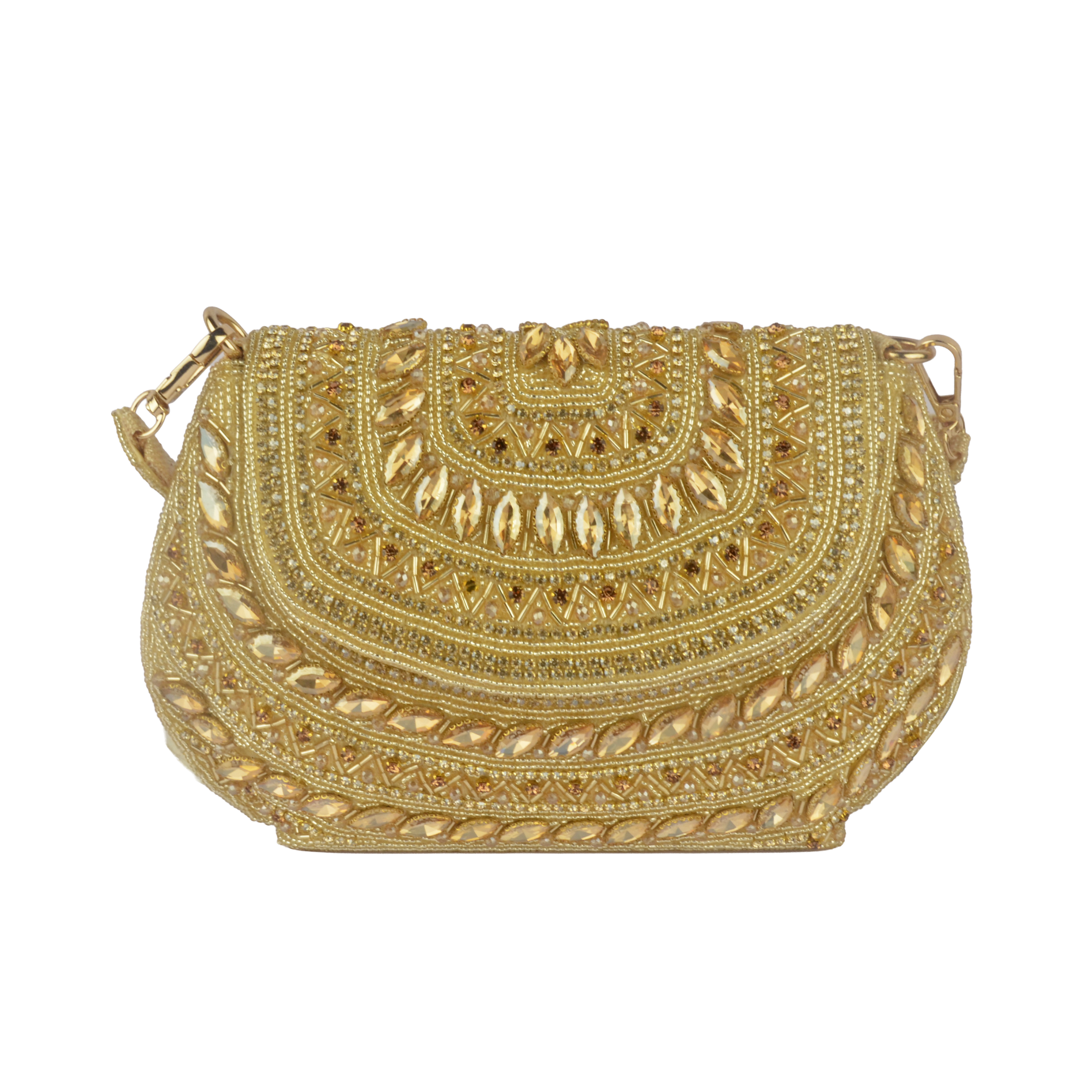 The Maya Crescent Tassel Handbag