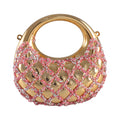 Elysian Lattice Crystal Top-Handle Clutch