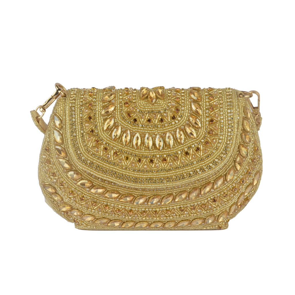 The Maya Crescent Tassel Handbag