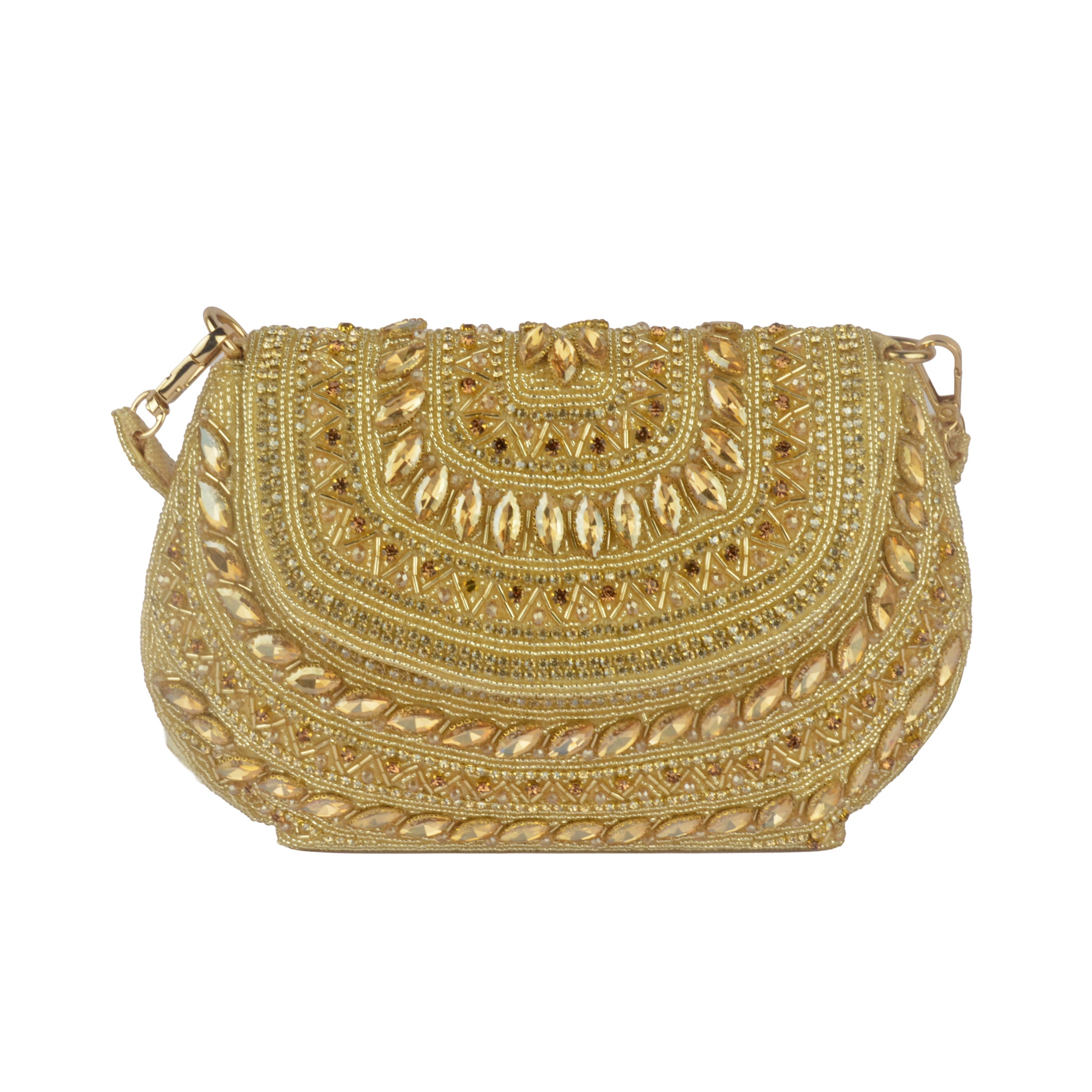 The Maya Crescent Tassel Handbag