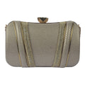 The Vivienne Pearl & Crystal Wave Evening Clutch