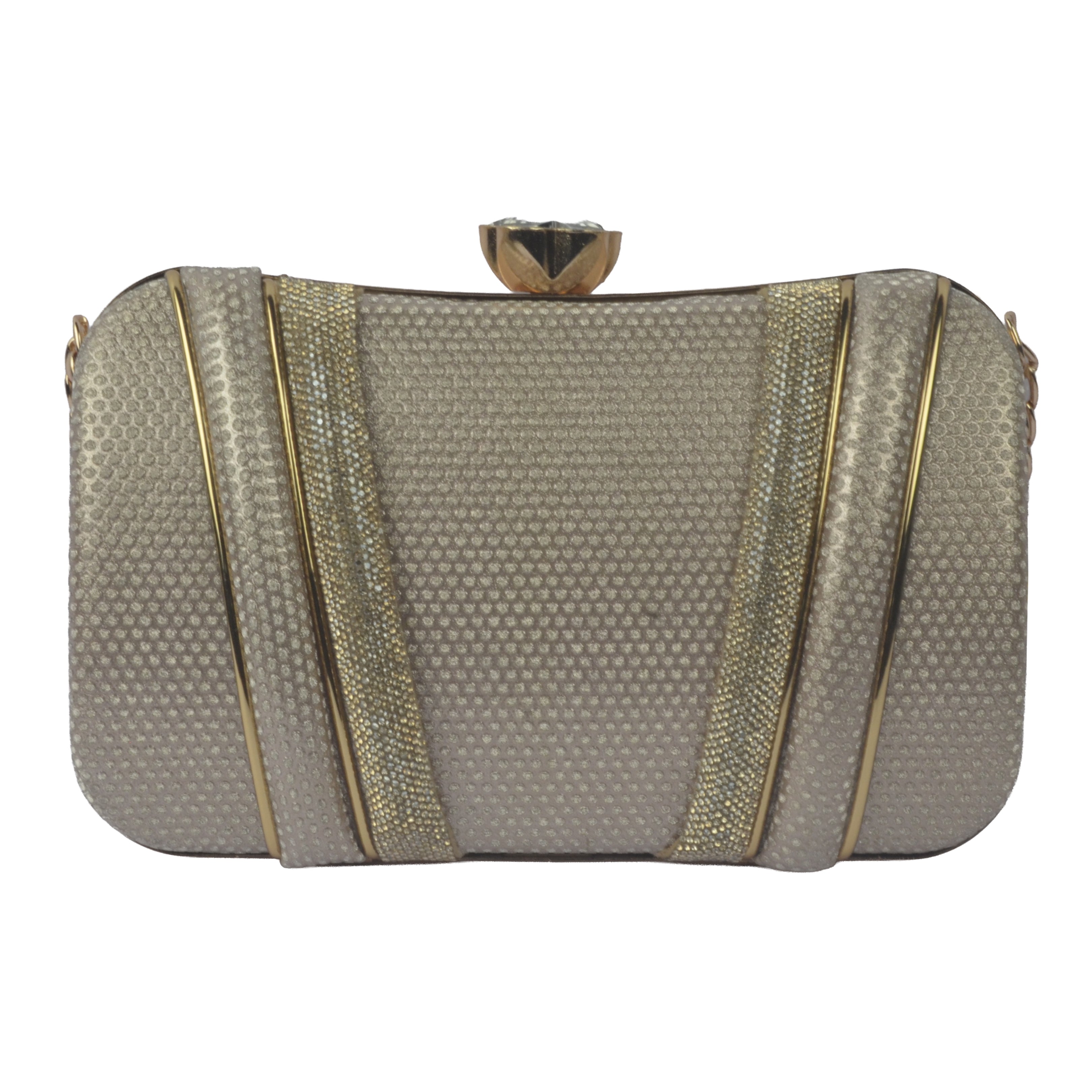 The Vivienne Pearl & Crystal Wave Evening Clutch