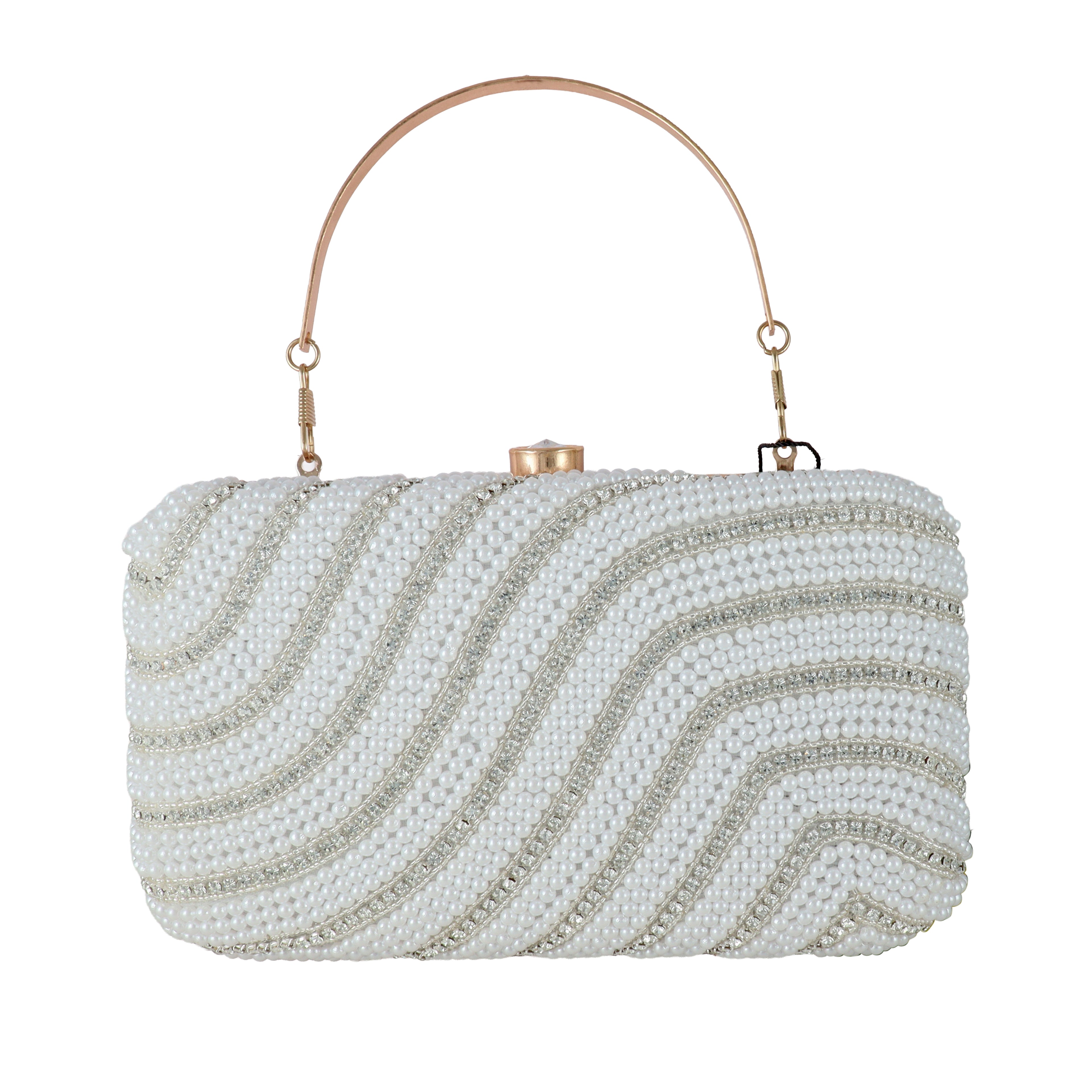 Wedding Party Wear Pearl Clutch Bag