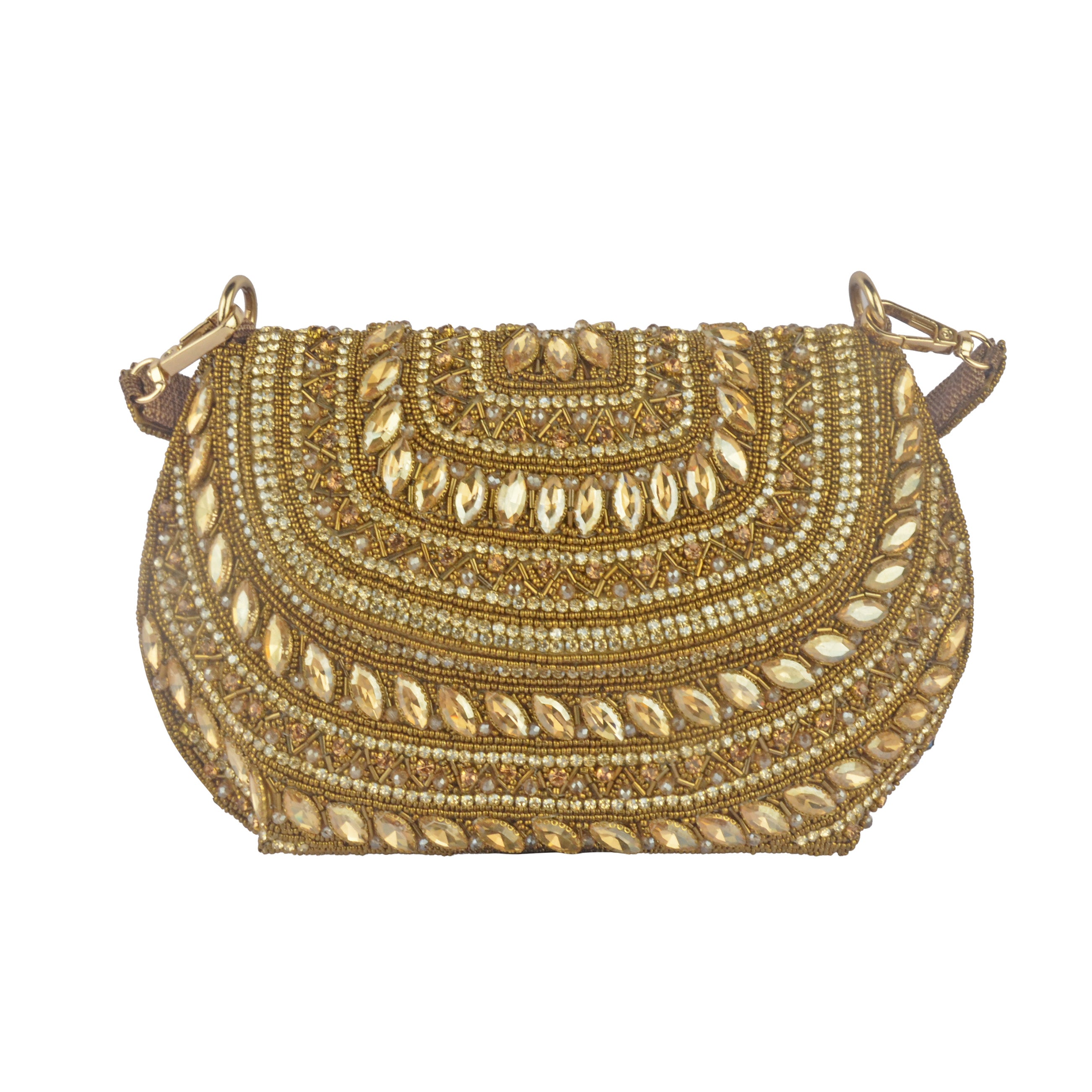 The Maya Crescent Tassel Handbag