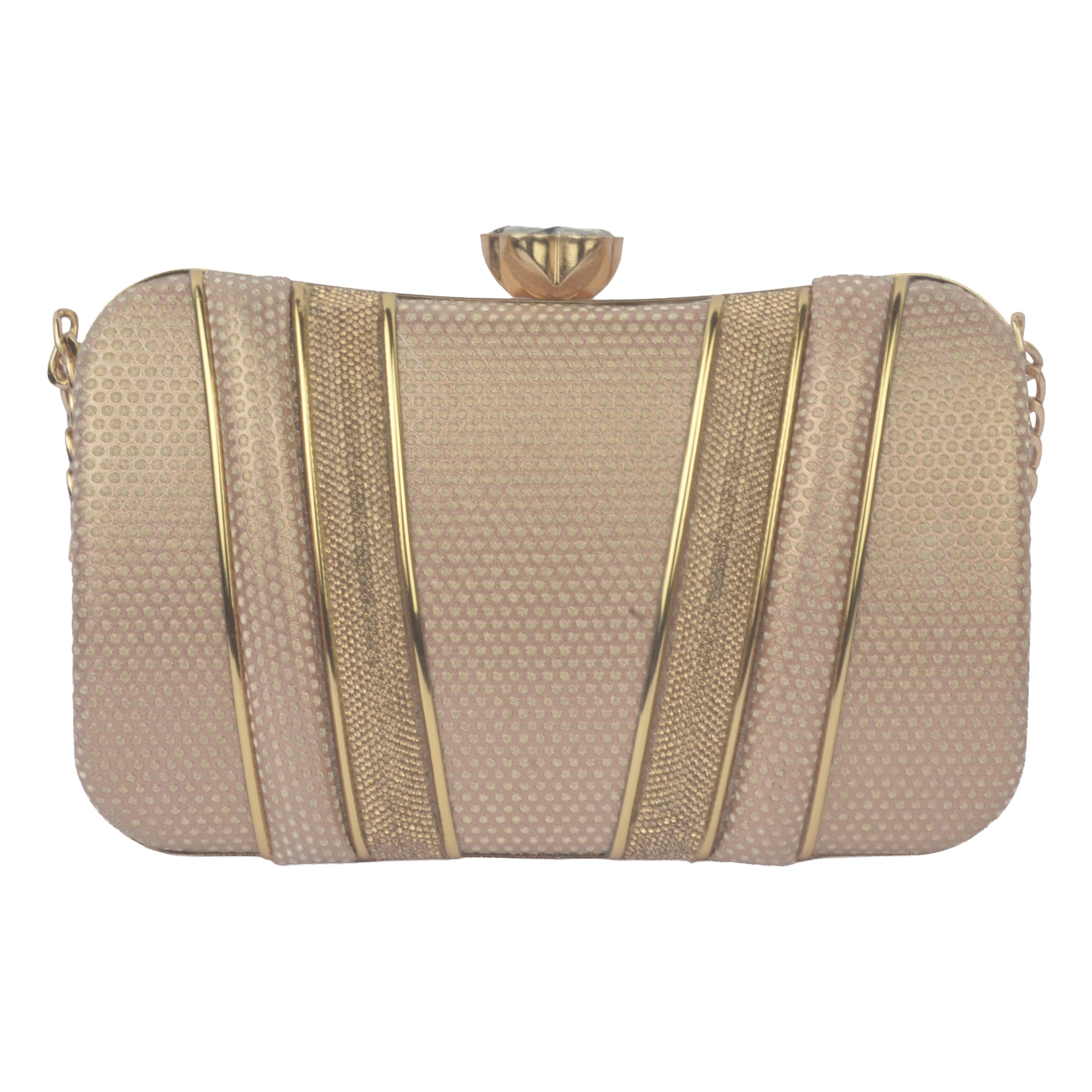 The Vivienne Pearl & Crystal Wave Evening Clutch