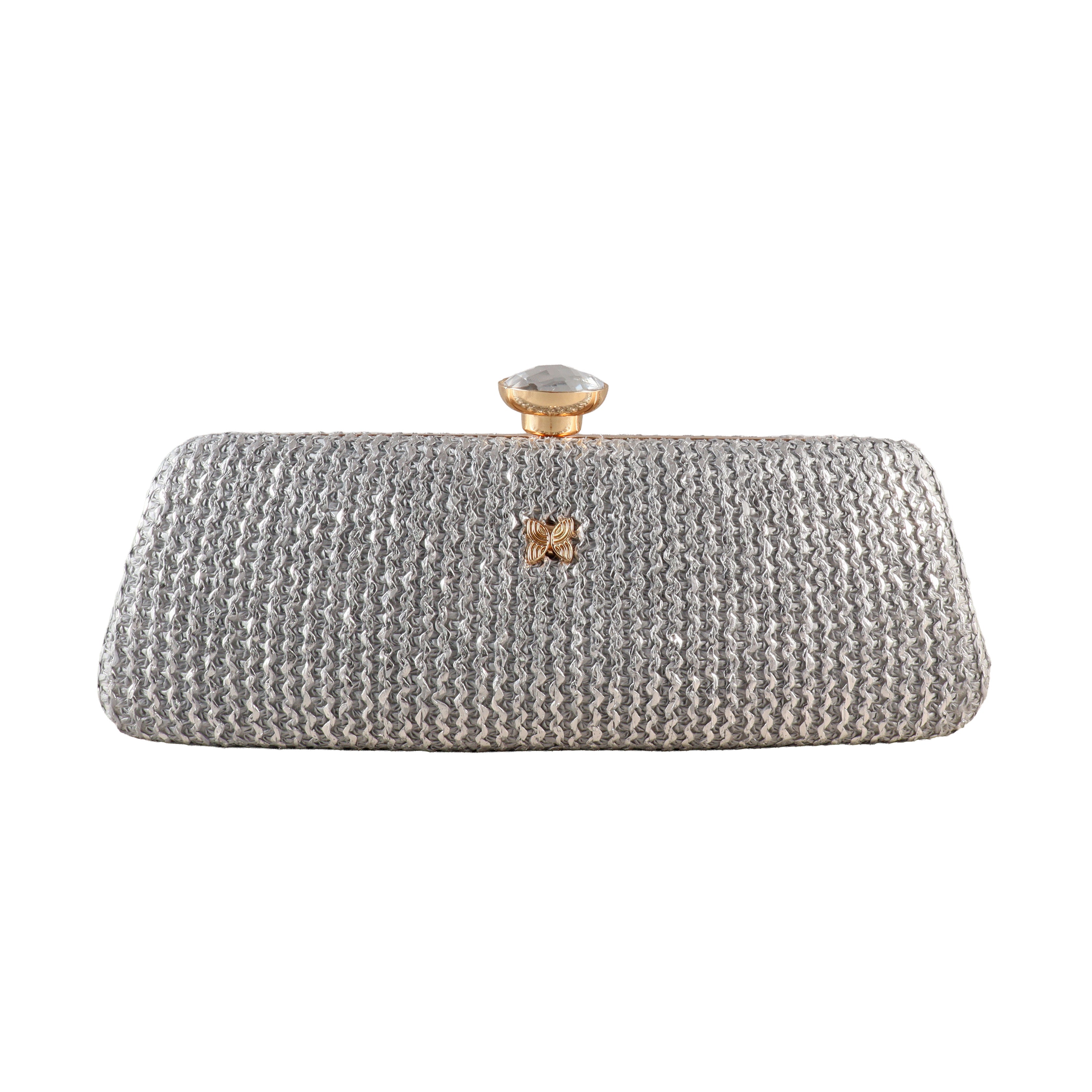 The Genevieve Crystal Cluster Evening Clutch