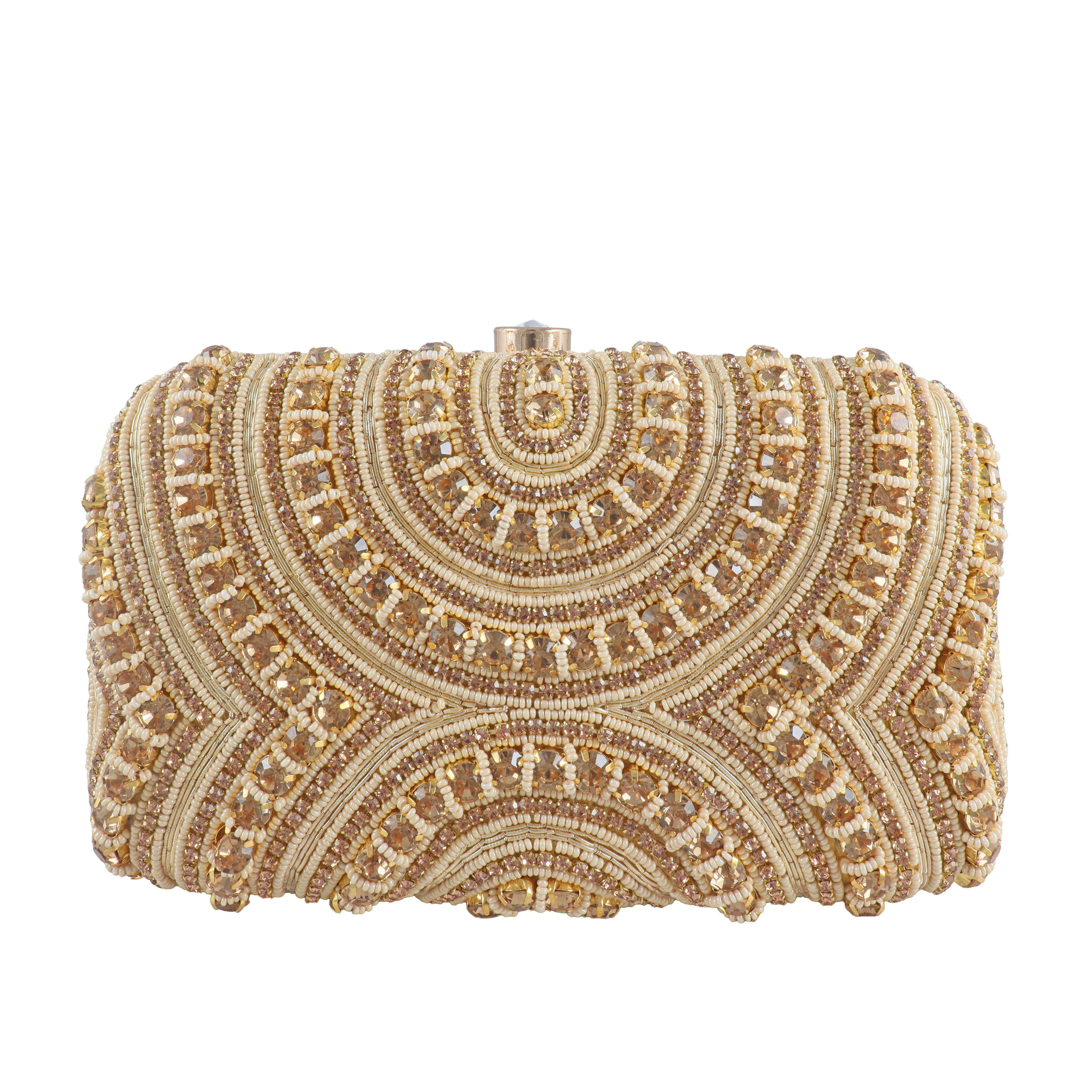 Radiant Sunburst - The Ultimate Hand-Beaded Luxury Statement Clutch