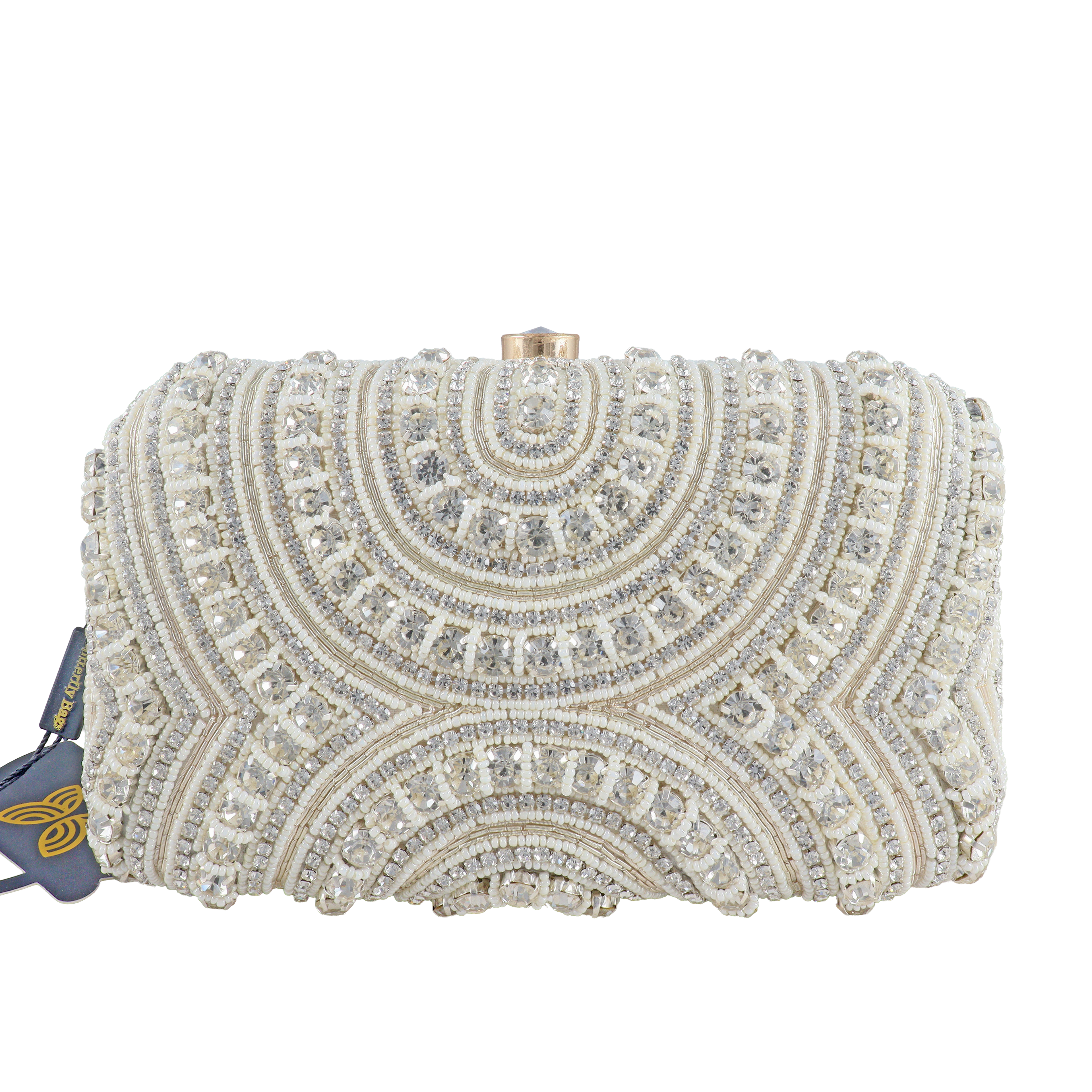 Radiant Sunburst - The Ultimate Hand-Beaded Luxury Statement Clutch