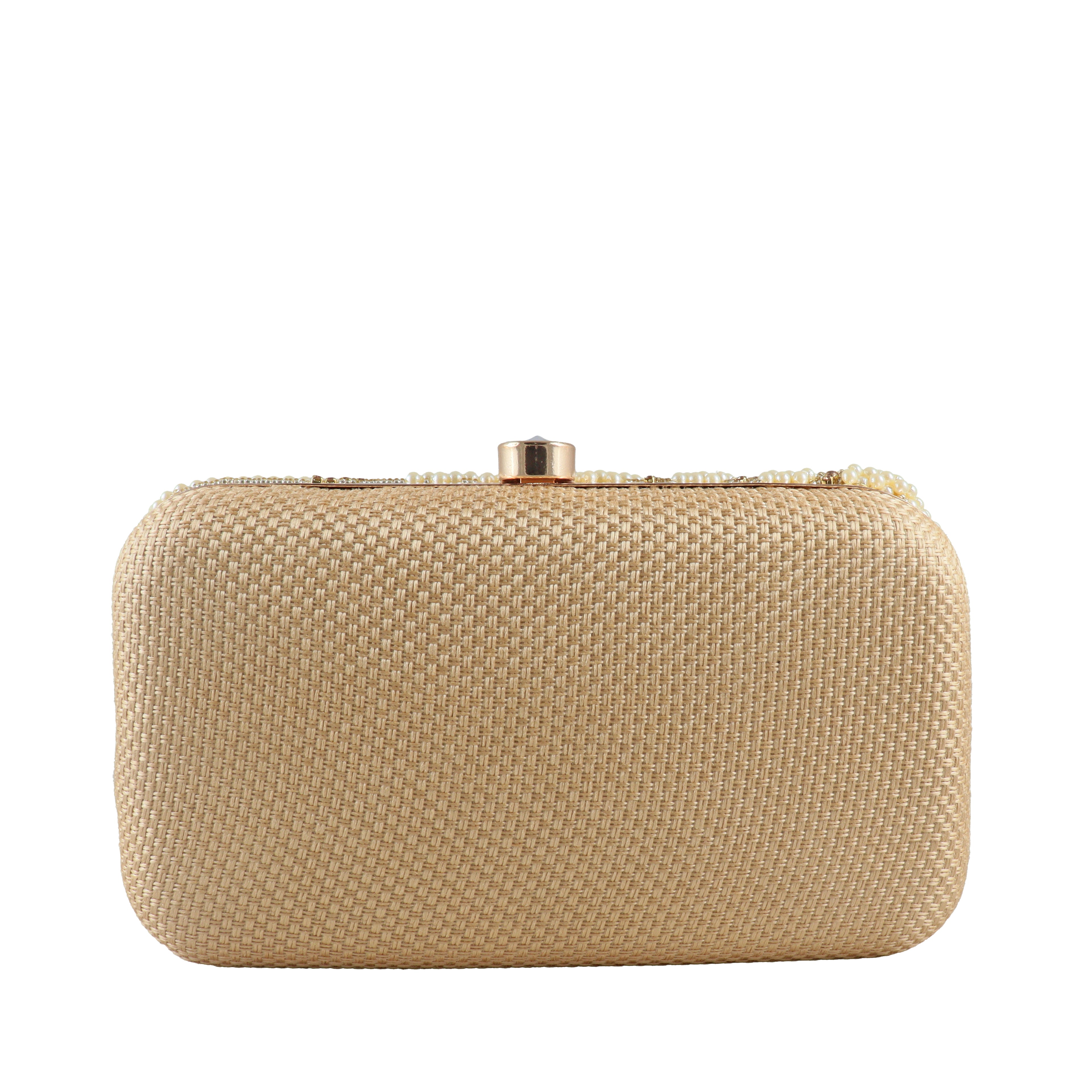 Wedding Party Wear Pearl Clutch Bag