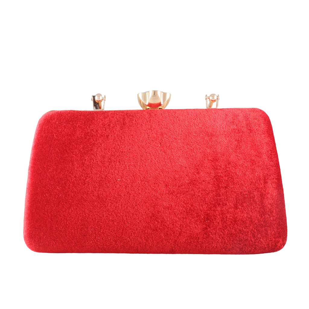 Handcrafted Floral Sequin & Bead Embellished Evening Clutch