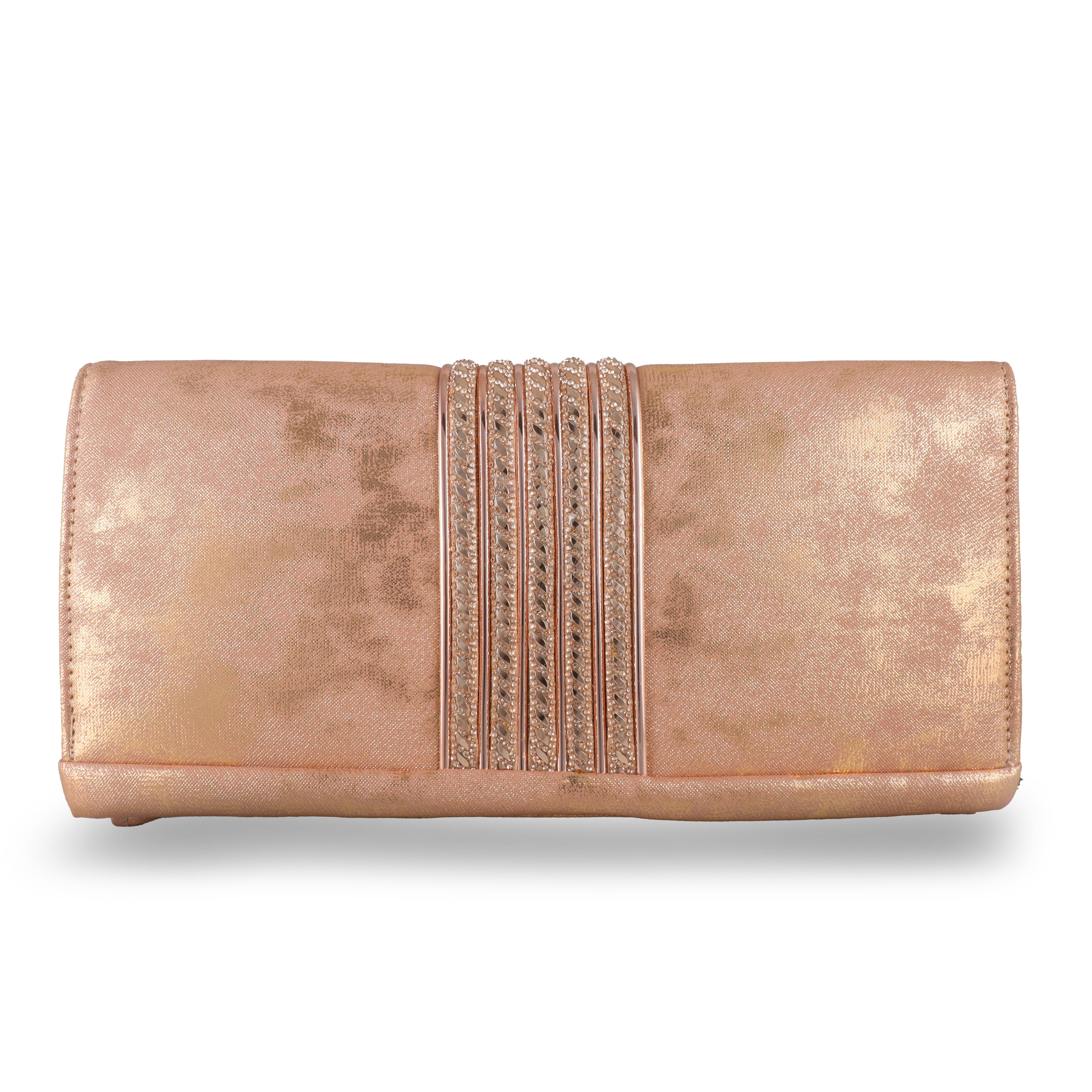 Textured Shimmer Party Clutch for Weddings & Evenings