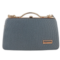 Women’s hard-case clutch handbag