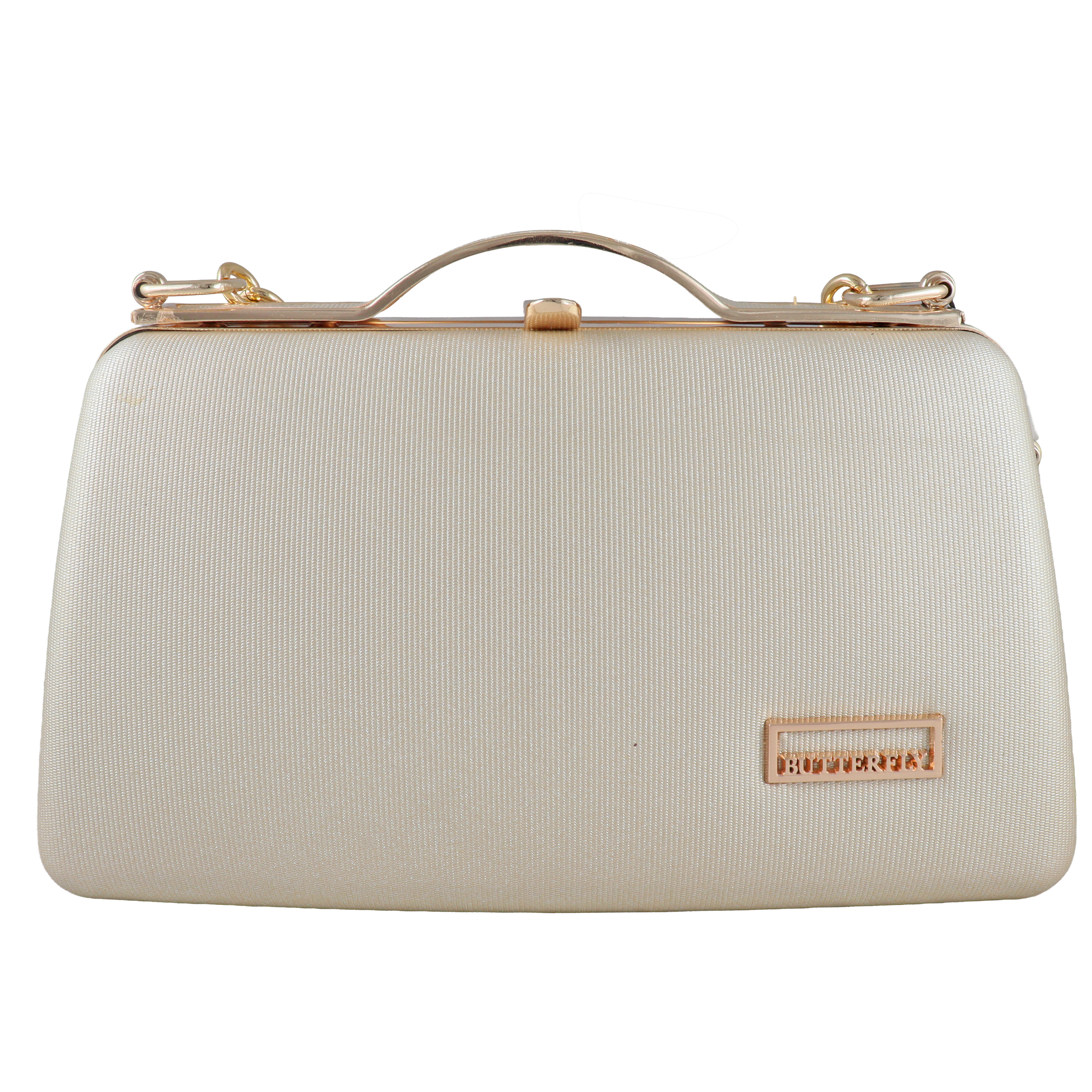 Women’s hard-case clutch handbag