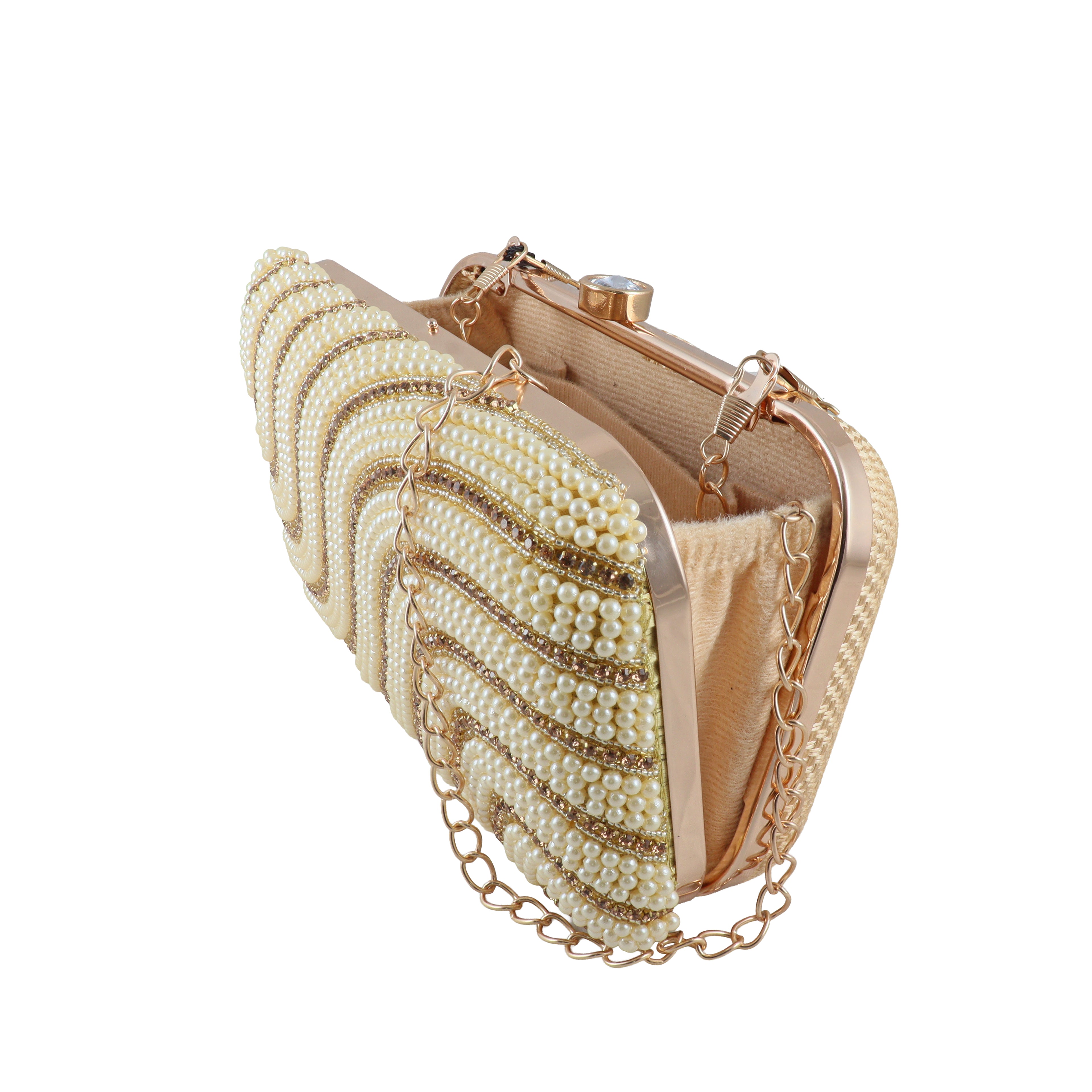 Wedding Party Wear Pearl Clutch Bag