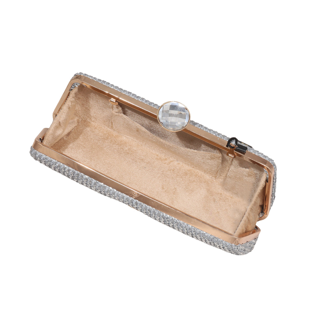 The Genevieve Crystal Cluster Evening Clutch