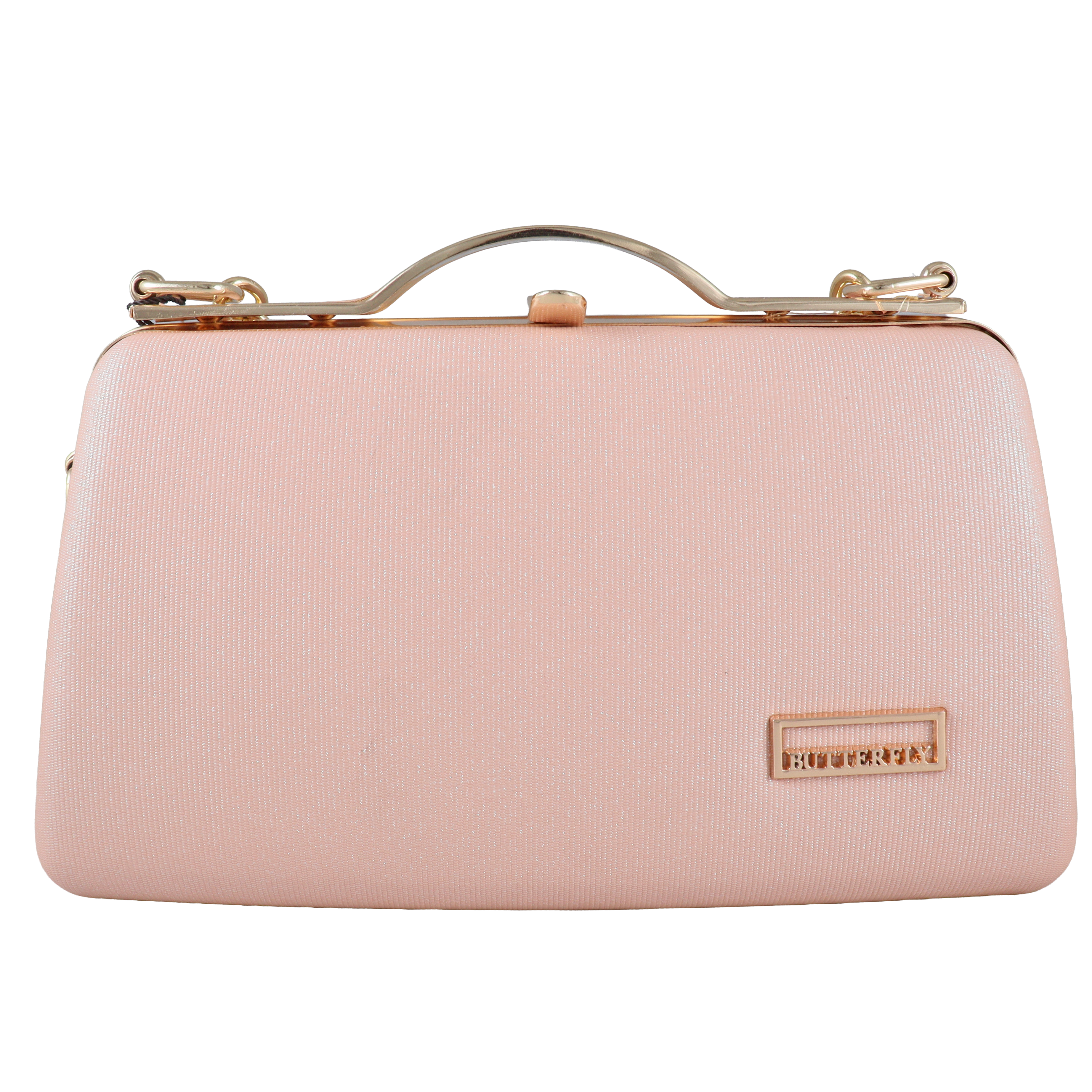 Women’s hard-case clutch handbag