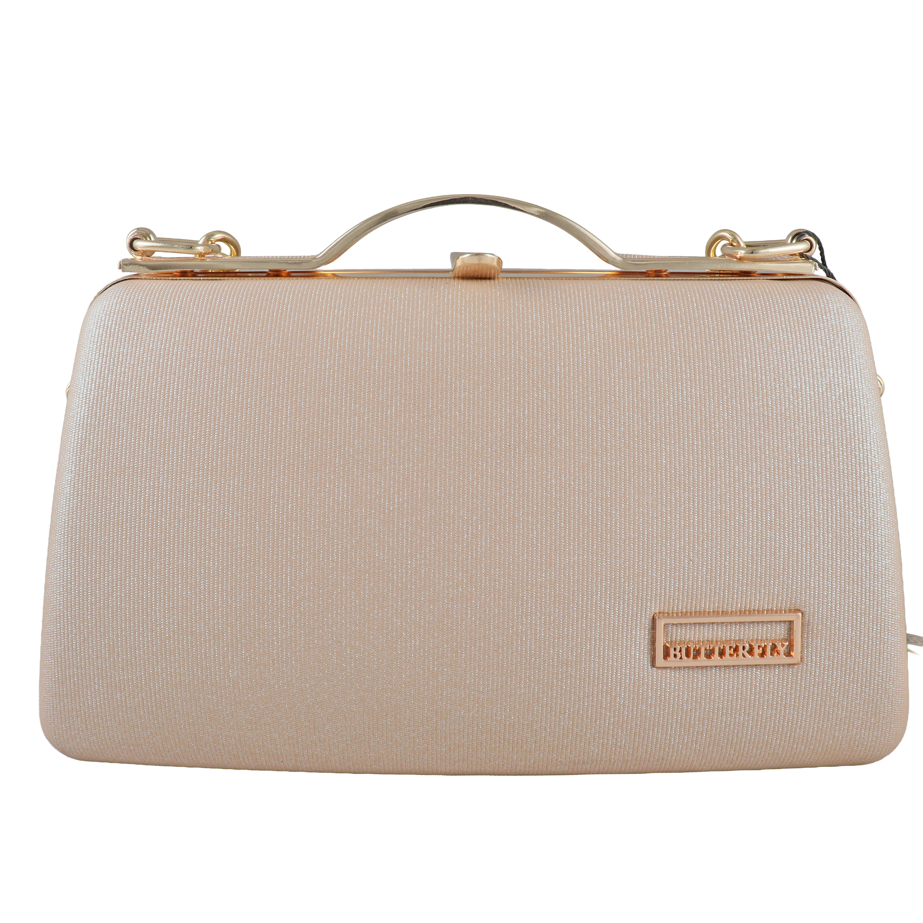Women’s hard-case clutch handbag
