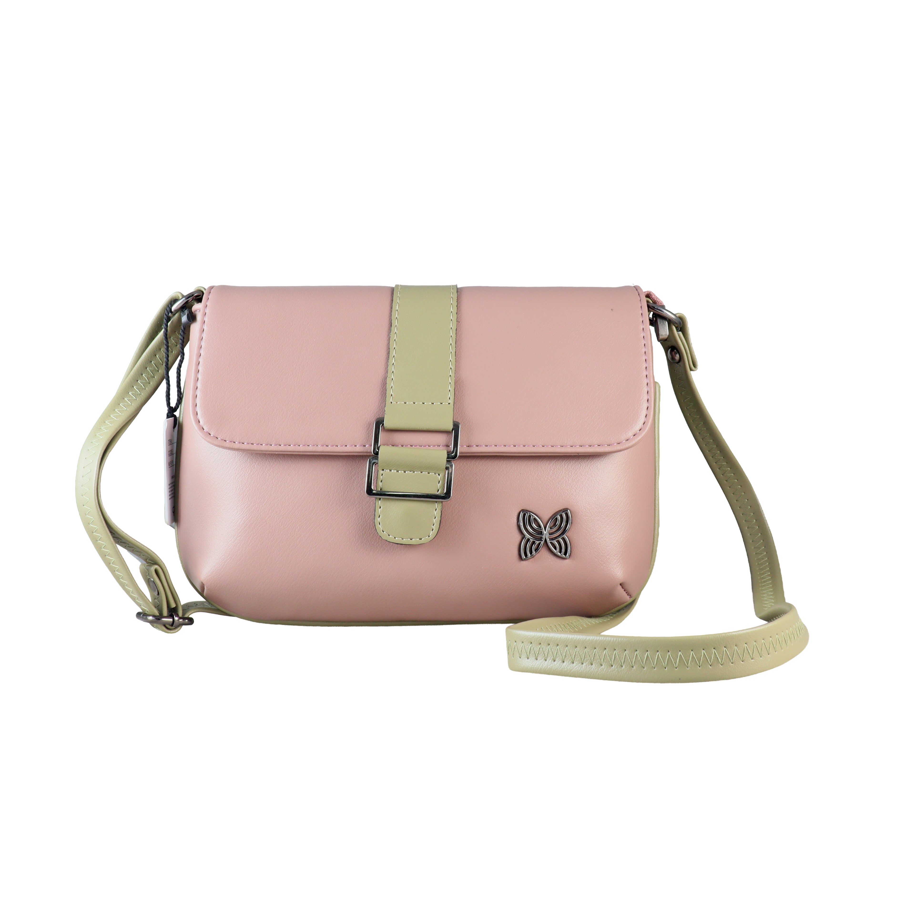 The Artisanal Duo-Tone Crossbody: Premium Vegan Leather Flap Bag