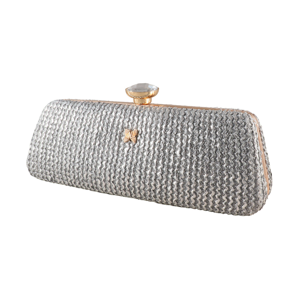 The Genevieve Crystal Cluster Evening Clutch