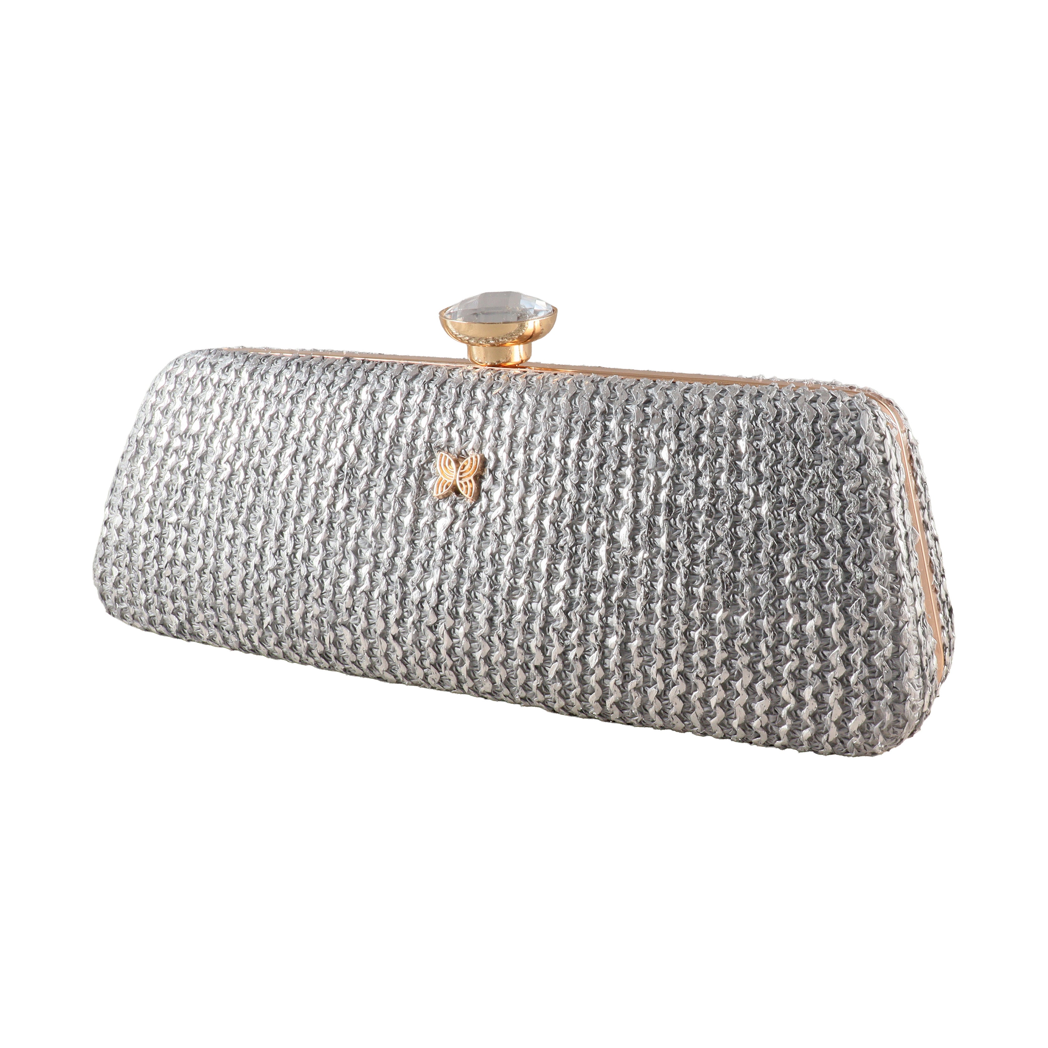 The Genevieve Crystal Cluster Evening Clutch