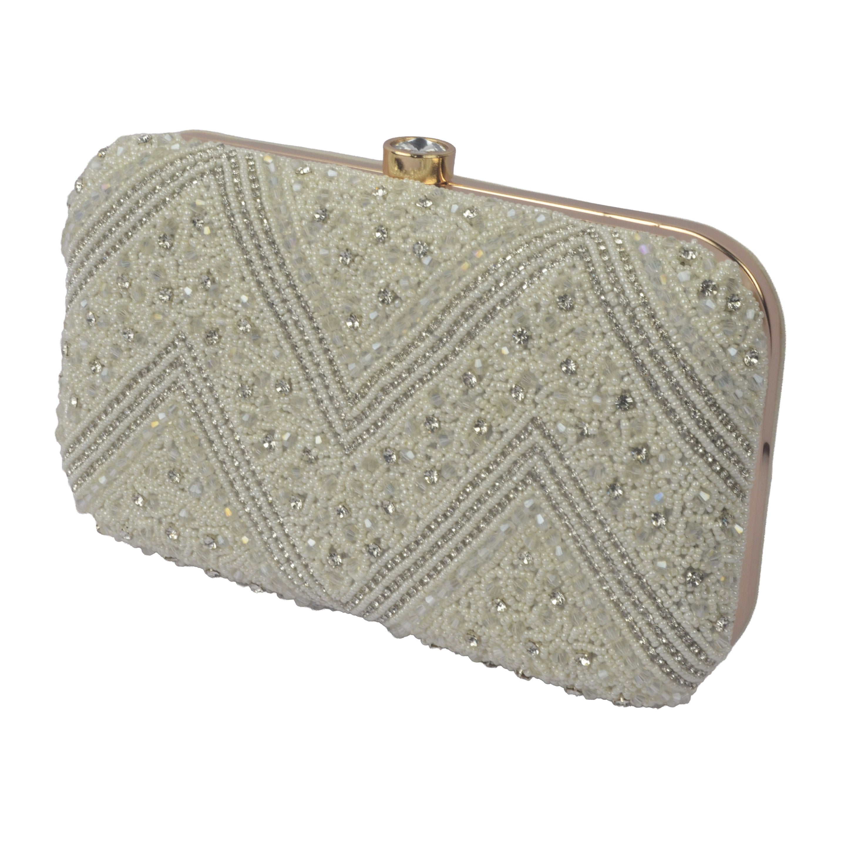 The Luminous Sunburst Pleated Evening Clutch