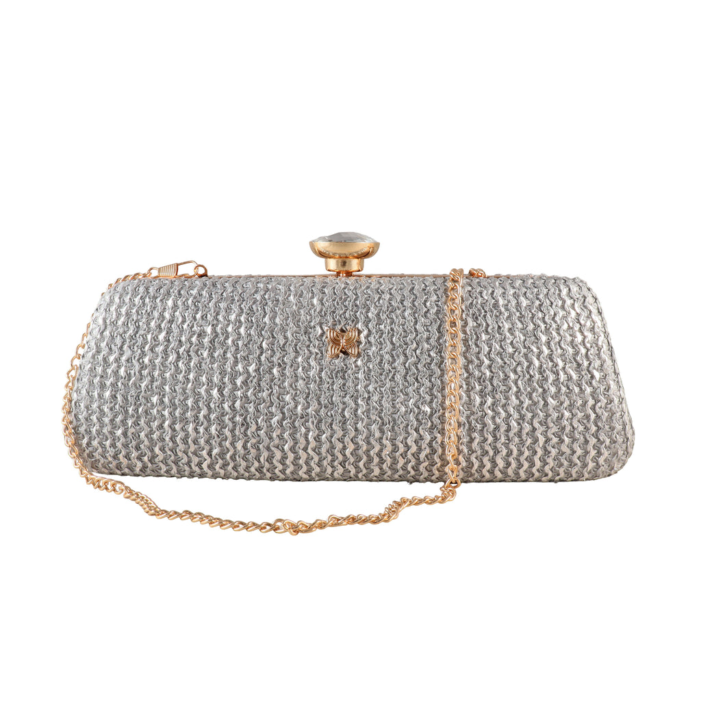 The Genevieve Crystal Cluster Evening Clutch