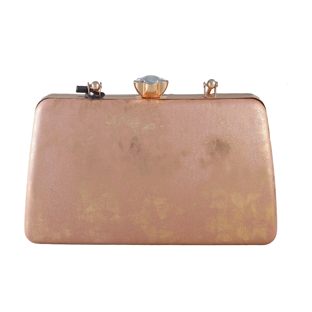 Radiant Pearl & Crystal Embellished Party Clutch