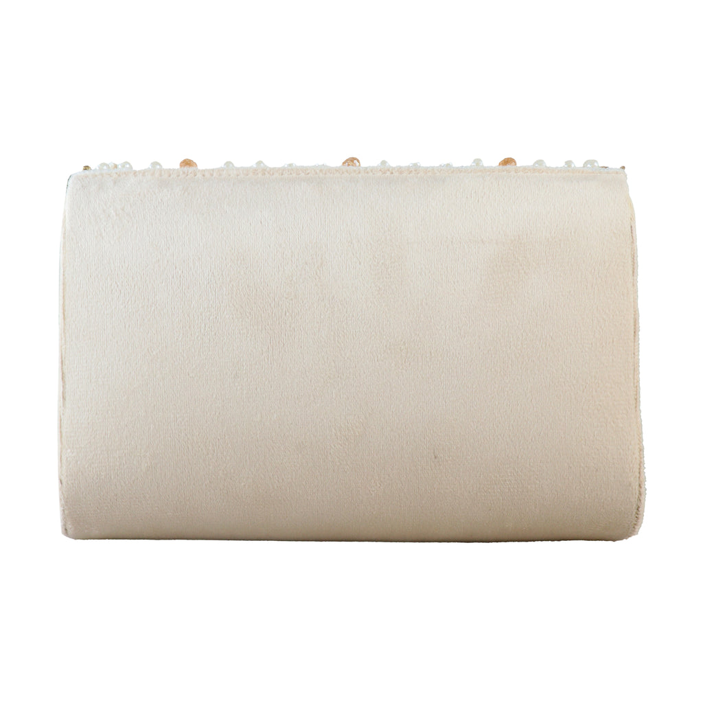 Ethereal Blooms Beaded Clutch – Handcrafted Artisanal Evening Bag