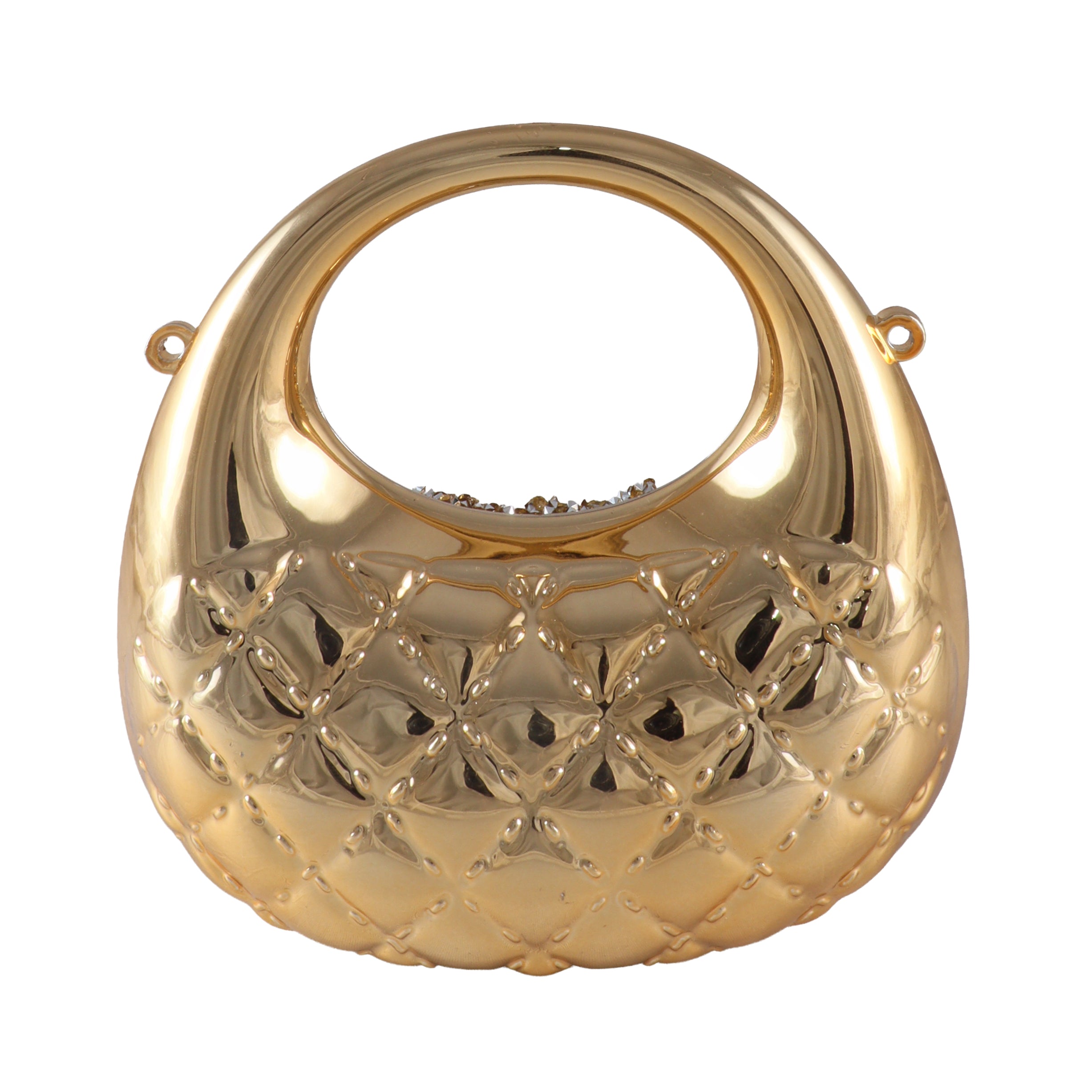 Elysian Lattice Crystal Top-Handle Clutch