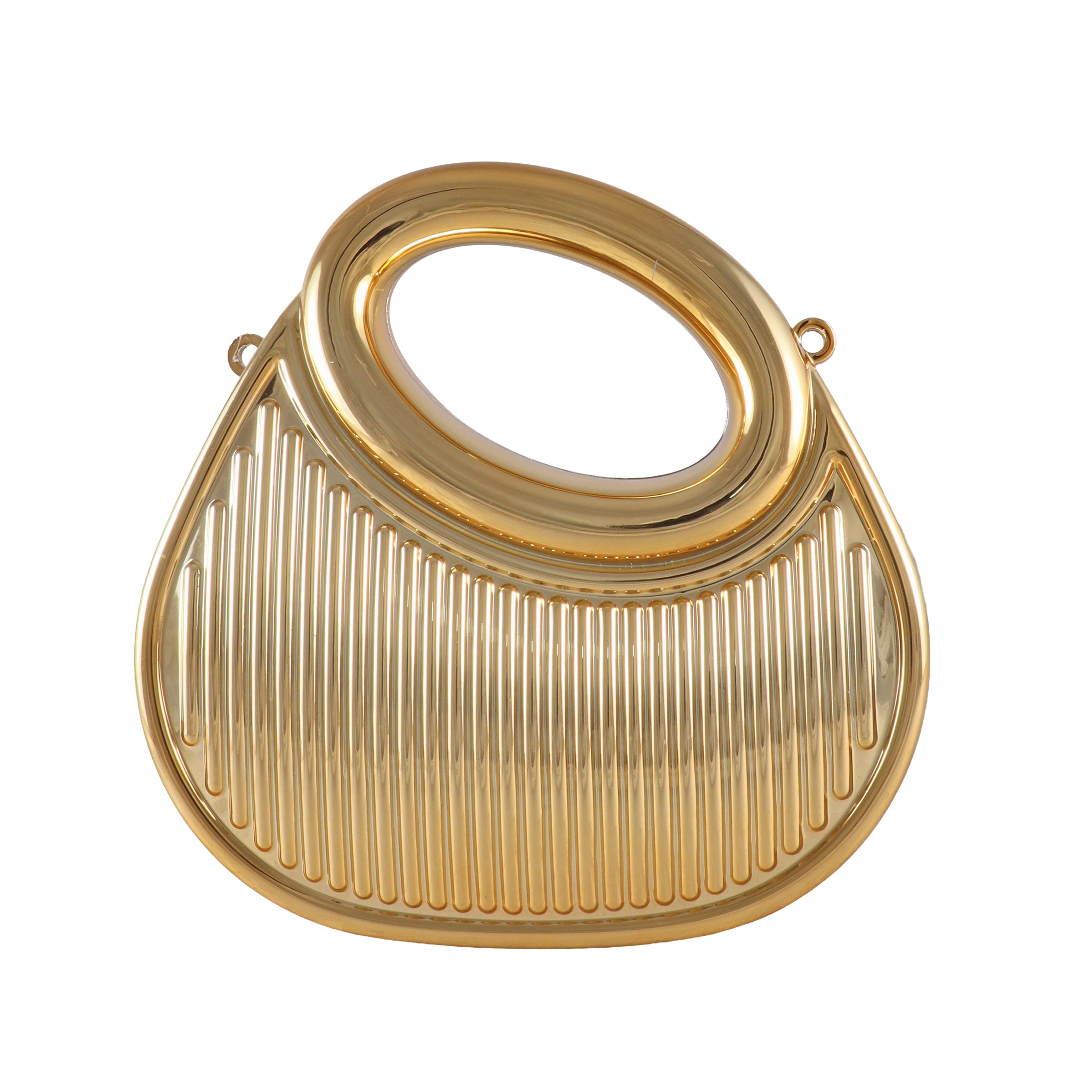 Aurelia Asymmetric Crystal Top-Handle Clutch