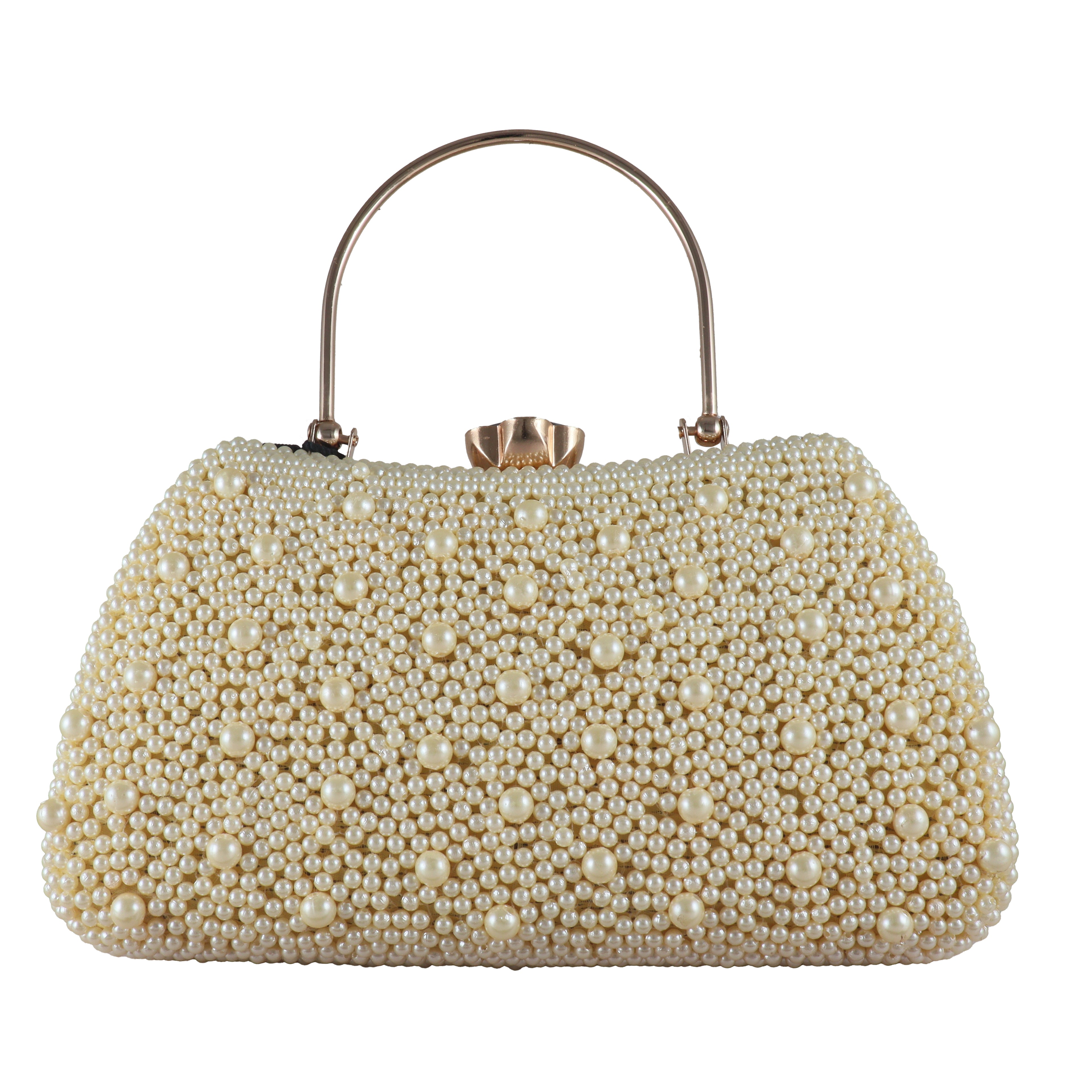 Classic Pearl Evening Bag for Weddings & Formal Events