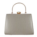 Elegant Hard Case Evening Bag with Chain Strap