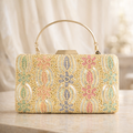 Handcrafted Floral Artisan Evening Clutch