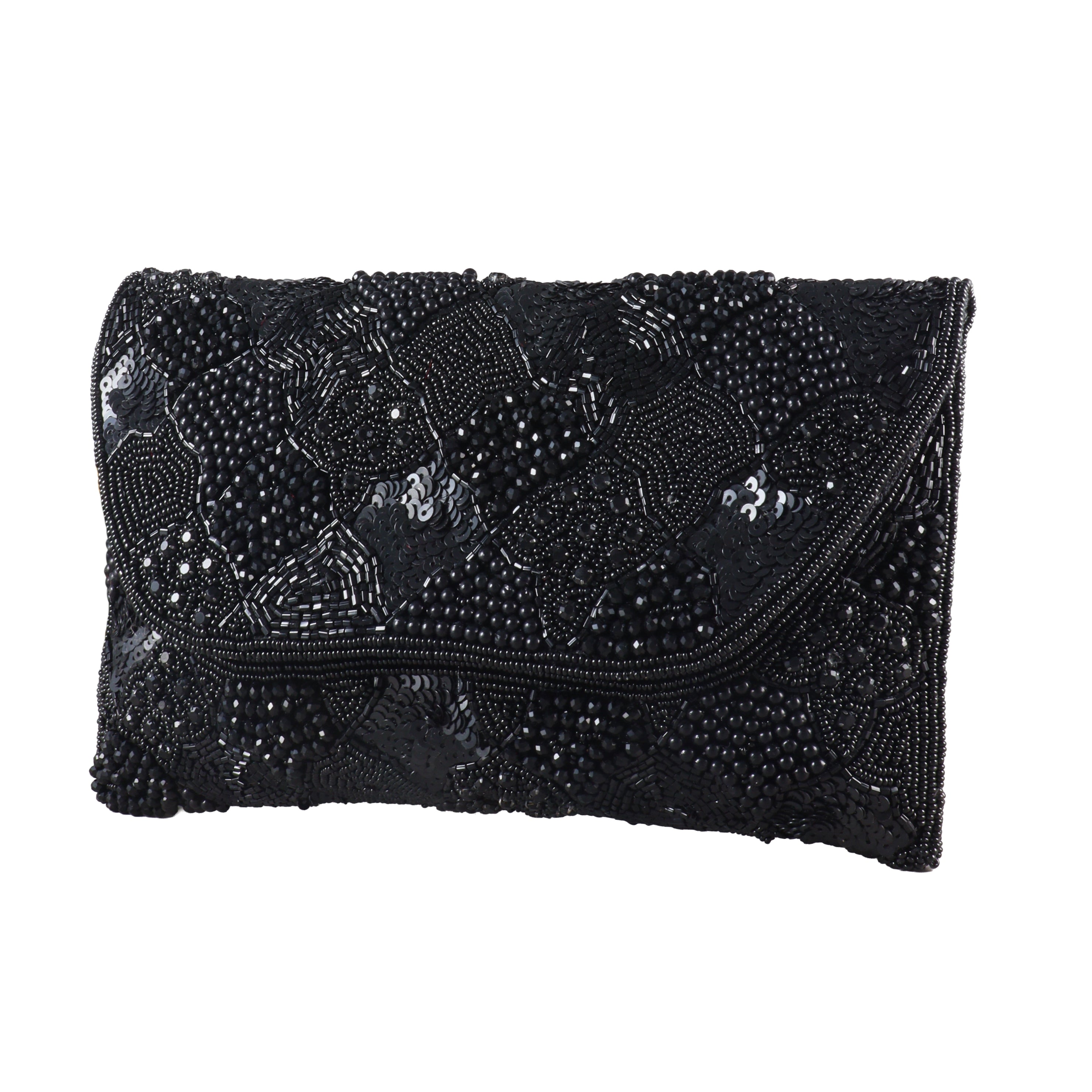 Seraphina Hand-Beaded Envelope Clutch