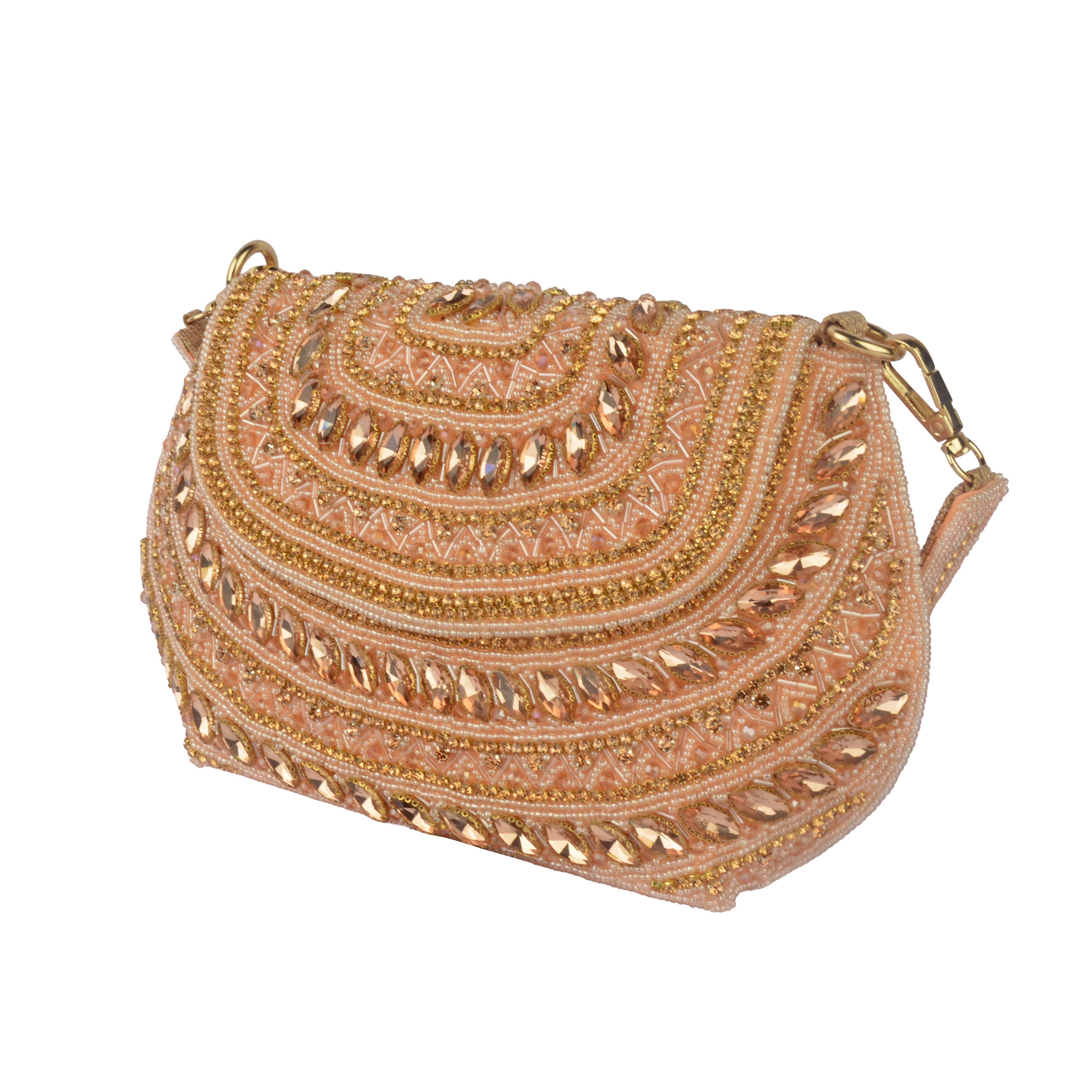 The Maya Crescent Tassel Handbag