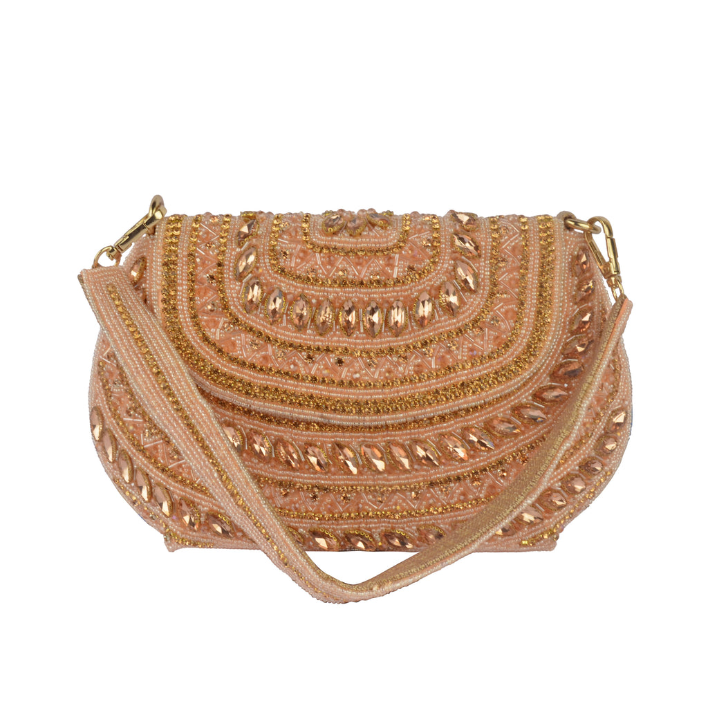 The Maya Crescent Tassel Handbag